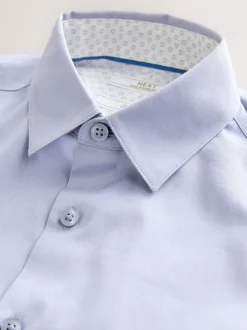 lilas - Manches longues Chemises à bordures intelligentes (3-16yrs)