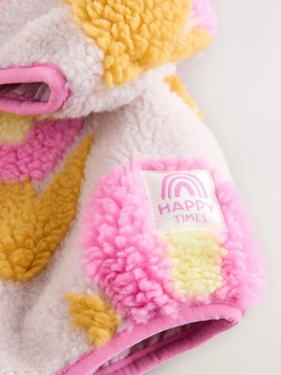 Lilas imprimé floral - Polaire zippée (3mois-7ans)