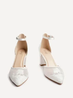 Linzi talons de cour en dentelle florale Essence