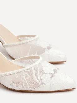 Linzi talons de cour en dentelle florale Essence