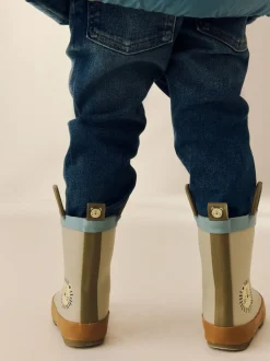 Lion neutre - Bottes de pluie à poignée