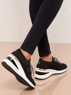 Lipsy Baskets de sport Tapis de couloir Compensée Milieu en maille