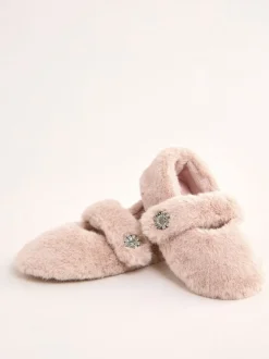 Lipsy chaussons mules avec ornements de boucle