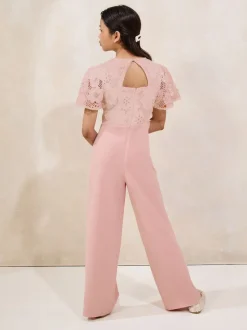 Lipsy Combinaison 2-en-1 à manches évasées en dentelle (5-16ans)