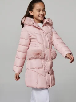 Lipsy Doudoune matelassée à bordure en fausse fourrure d’épaisseur moyenne (5-16ans)