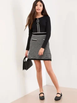 Lipsy Robe 2en maille bouclée1 en maille (5-16ans)