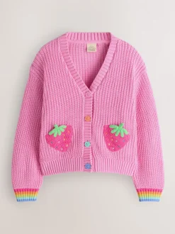 Little Bird by Jools Oliver Cardigan en maille à col en V et fraise