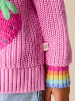 Little Bird by Jools Oliver Cardigan en maille à col en V et fraise