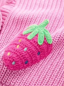 Little Bird by Jools Oliver Cardigan en maille à col en V et fraise