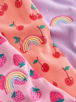 Little Bird by Jools Oliver Lot de 3 hauts en jersey côtelé