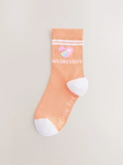 Little Bird by Jools Oliver Lot de 7 paires de chaussettes arc-en-ciel pastel