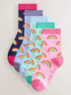 Little Bird by Jools Oliver Arc-en-ciel Chaussettes 5 Lot