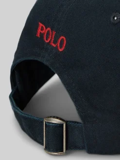 Logo noir/rouge - Casquette Polo Ralph Lauren classique