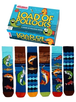 Lot 3 paires de chaussettes de pêche United Odd Socks Pollocks