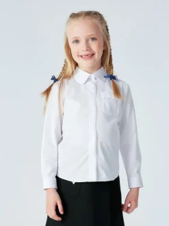 Lot de 3 chemises d’école à manches longues Clarks avec nœud