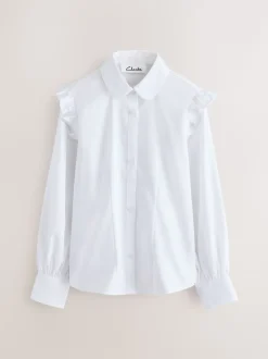 Lot de 2 chemises d’école à manches longues à volants Clarks