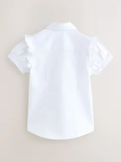 Lot de 2 chemises d’école à manches courtes à volants Clarks