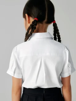 Lot de 3 chemises d’école Clarks à manches courtes avec nœud