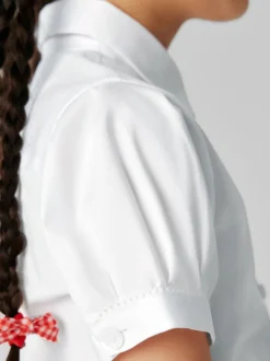 Lot de 3 chemises d’école Clarks à manches courtes avec nœud