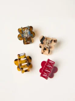 Lot de 4 mini pinces FatFace