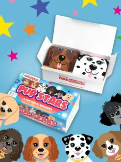 Lot de 6 paires de chaussettes United Odd Socks Pup Stars fille