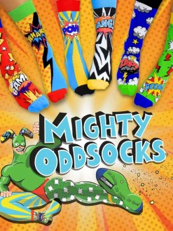 Lot de 6 paires de chaussettes United Odd Socks Super Hero Comic