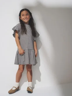 Lot de 3 robes The Set en jersey à manches courtes et volants