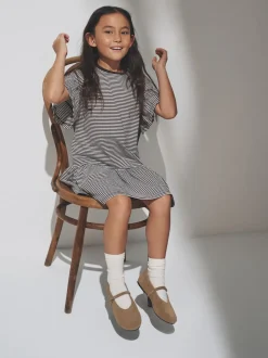 Lot de 3 robes The Set en jersey à manches courtes et volants