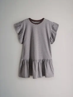 Lot de 3 robes The Set en jersey à manches courtes et volants