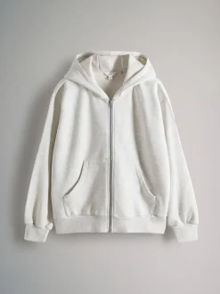 Lot de 2 sweats à capuche zippés The Set