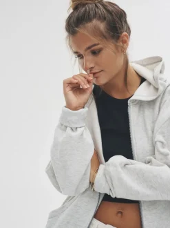 Lot de 2 sweats à capuche zippés The Set