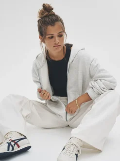 Lot de 2 sweats à capuche zippés The Set