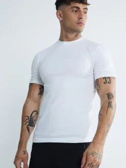 Lot de 3 T-shirts River Island ajustées aux muscles en jersey de coton à col rond
