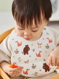 Lot de 2bavoirs en silicone JoJo Maman Bébé The Gruffalo