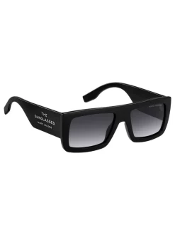 Lunettes de soleil à haut plat rectangulaire Marc Jacobs