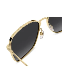 Lunettes de soleil Marc Jacobs dorées carrées