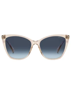 Lunettes de soleil rectangulaires Polaroid Nude