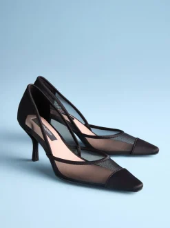 Maille noire - Tabitha Simmons x Next Mary Grace talons en cuir à bout pointu