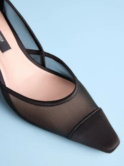 Maille noire - Tabitha Simmons x Next Mary Grace talons en cuir à bout pointu