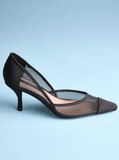 Maille noire - Tabitha Simmons x Next Mary Grace talons en cuir à bout pointu