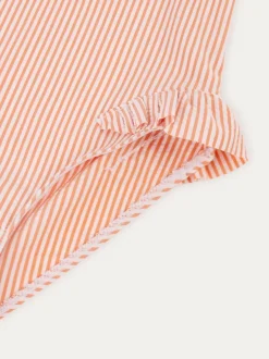 Maillot de bain KIDLY By MORI en seersucker à volants