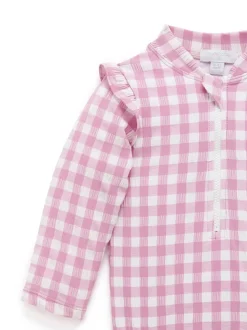 Maillot de bain Purebaby à manches longues et volants