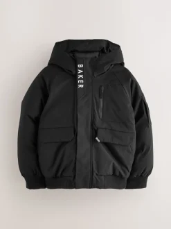 Manteau Baker by Ted Baker bomber rembourré résistant à la douche noir