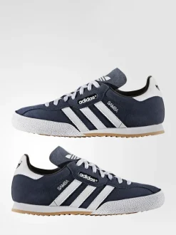 marine - adidas originals Samba Suede Trainers