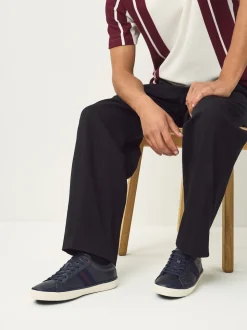 marine - Baskets Chic et décontracté à rayures latérales