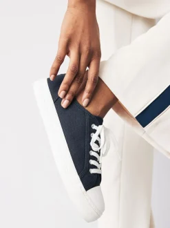 marine - Baskets de baseball en toile