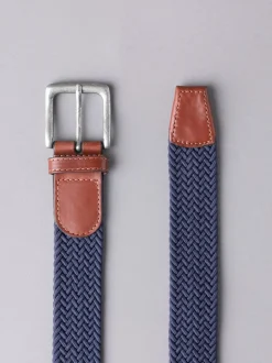 marine - Ceinture tressée en cuir Gristhwaite Lakeland