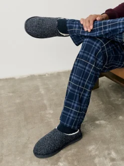 marine - Chaussons à motifs