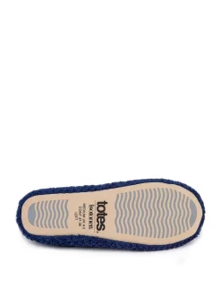 marine - Chaussons Totes Isotoner Popcorn