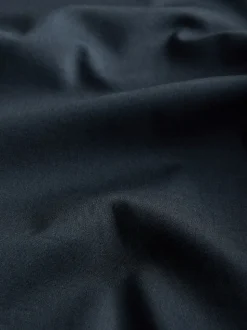 marine - Chemise habillée à manches longues en coton extensible